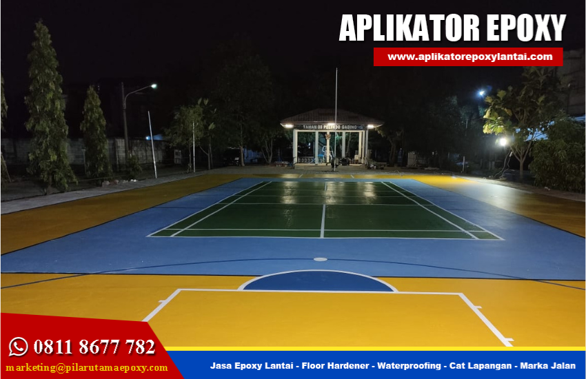 Jasa Pengecatan Lapangan Medan | Lapangan Indah & Kokoh