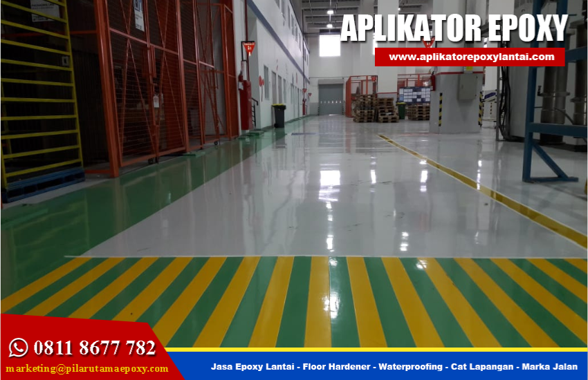 Jasa Epoxy Lantai Warehouse | Hasil Kokoh Bergaransi 1 Tahun