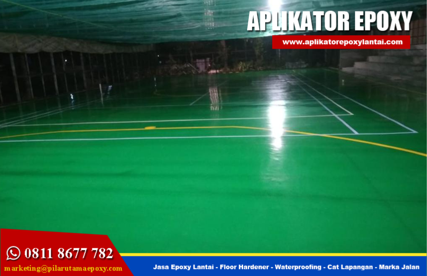 Jasa Cat Lapangan Madiun Murah - CV PILAR UTAMA EPOXY