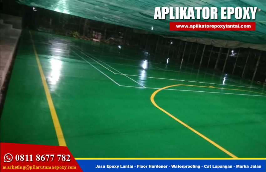 Jasa Pengecatan Lapangan Pontianak - CV PILAR UTAMA EPOXY