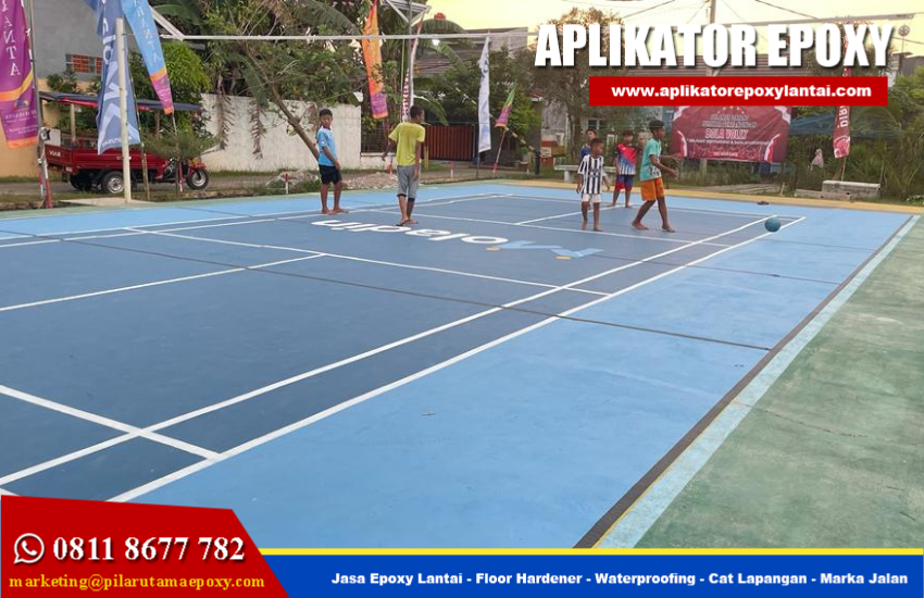 Lapangan Cantik Dengan Jasa Cat Lapangan Lumajang ✔️